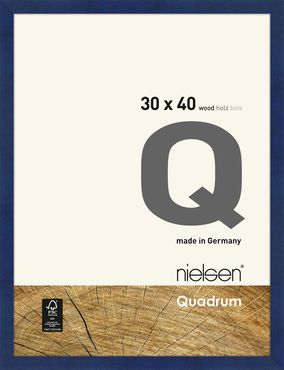 Nielsen Holzrahmen 6530012 Quadrum 30x40cm blau