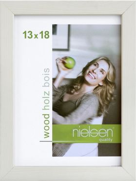 Nielsen Wooden frame 6532002 Quadrum 13x18cm white