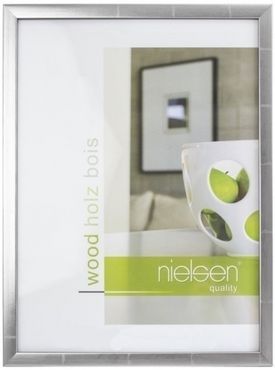 Nielsen Holzrahmen 6532008 Quadrum 13x18cm silber-anthrazit