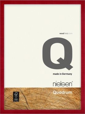 Nielsen Cadre en bois 6532011 Quadrum 13x18cm rouge