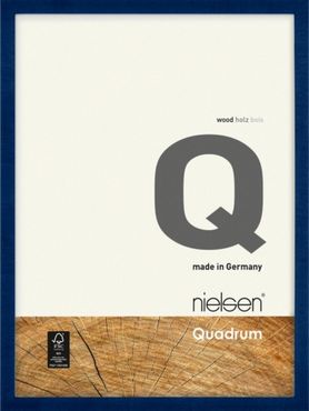 Nielsen Holzrahmen 6532012 Quadrum 13x18cm blau