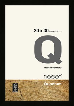 Nielsen Cadre en bois 6535001 Quadrum 20x30cm noir