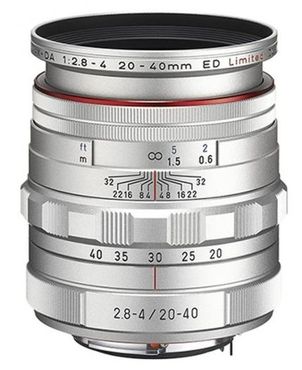 Pentax HD DA 20-40mm f2.8-4 ED WR silver customer return