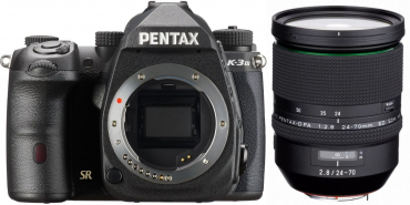 Pentax K-3 Mark III schwarz + HD 24-70 mm f2,8 ED