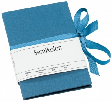 Semikolon Leporello 357556 Classico azzurro