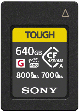 Sony CFexpress 640GB Typ A 800MBs / 700 MBs
