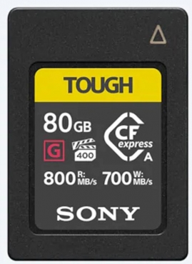 Sony CFexpress Typ A 80GB 800MBs / 700MBs