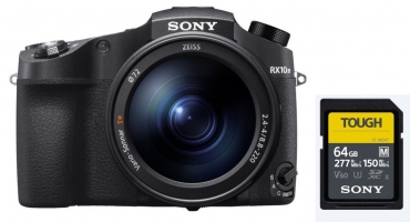 Sony DSC-RX10M4 + Sony SDXC-Karte 64GB