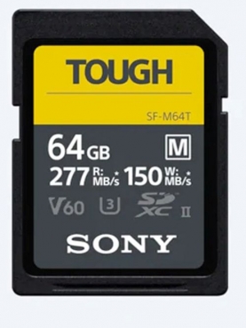 Sony SDXC Card 64 GB Cl10 UHS-II U3 V60 TOUGH