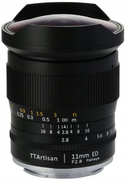 TTArtisan 11mm f2.8 Fisheye Canon EF full frame