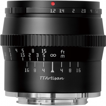 TTArtisan 50mm f1,2 Canon EF-M schwarz