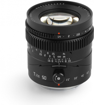 TTArtisan 50mm f1,4 Tilt für Fuji X-Mount