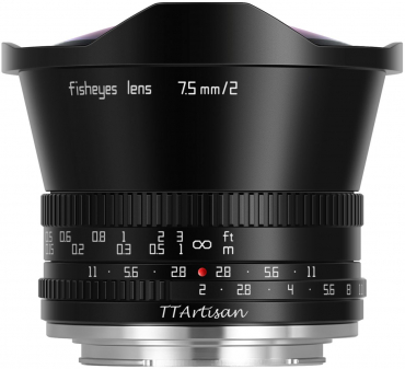 TTArtisan 7,5mm f2,0 Fisheye Fuji X-Mount