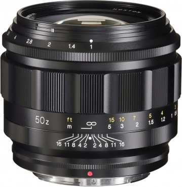 Voigtländer Nokton 50mm f1 asphärisch Nikon Z schwarz