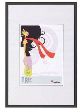 Walther Plastic frame KV430B New Lifestyle 24x30cm black
