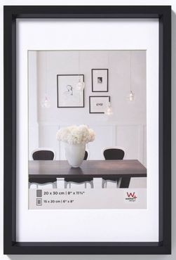 Walther Plastic frame Steel Style ES030B 20x30cm black