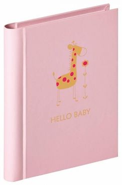 Walther MA-148-R slip-in album Baby Animal pink for 30 photos