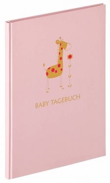 Walther TB-148-R Baby Diary Baby Animal pink 20x28cm