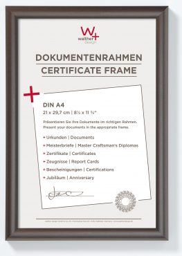 Walther Plastic frame Trendstyle KP130D 21x29,7cm steel