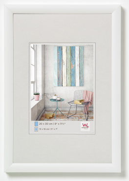 Walther Kunststoffrahmen KP050W Trendstyle 40x50cm weiss