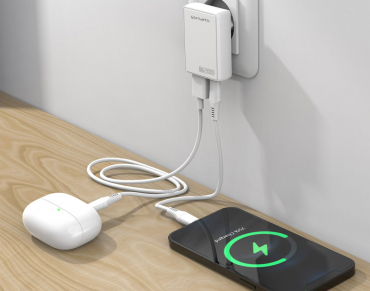 4smarts FlatPlug Duos 20W GaN 1C+1A Netzladegerät