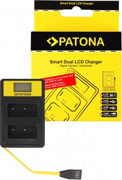 PATONA Smart Dual LCD Chargeur USB pour Sony NP-FZ100