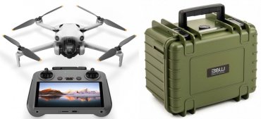 DJI Mini 4 Pro + Smart Controller + B&W Case Typ 2000 bronze