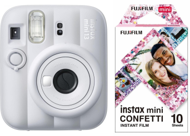 Fujifilm instax mini 13 Clay White + Mini Film Confetti