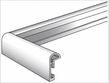 Walther Kunststoffrahmen KS440H Galeria 40x40cm silber