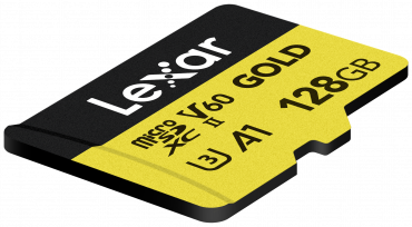 Lexar microSDXC Gold Series UHS-II 128GB V60