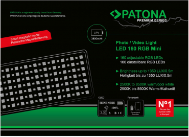 PATONA Premium LED éclairage photo et vidéo
