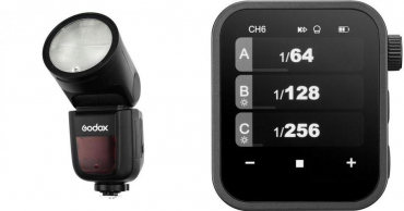 Godox V1F Round Flash Fujifilm + Godox X3 Transmitter