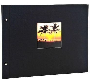 Goldbuch Schraubalbum Bella Vista Schwarz 28 977 39x31cm