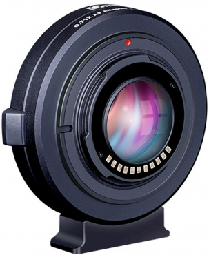 Commlite Canon EF/EF-S an M4/3 0,71x Booster Adapter