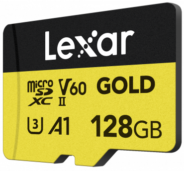 Lexar microSDXC Gold Series UHS-II 128GB V60