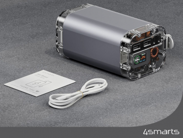 4smarts Lucid Ultra 40000mAh 100W Powerbank grau