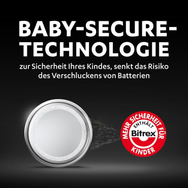 Technische Daten  Duracell Knopfzelle CR2025 3V 2er Blister