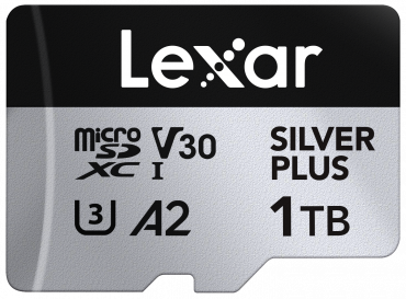Lexar microSDXC Silver Plus UHS-I 1TB V30 - 6066981 Lexar microSDXC Silver Plus UHS-I 1TB V30