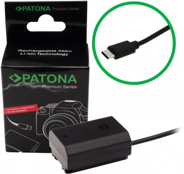 PATONA Premium USB-C Akku-Adapter NP-FZ100