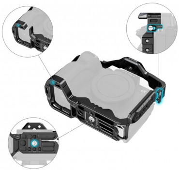 SmallRig 3668C Cage Kit for Sony Alpha 7RV/7IV/7SIII/7V