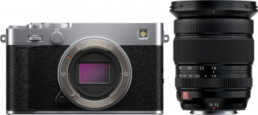 Fujifilm X-E5 Geh. Silber + XF 16-55mm f2.8 R LM WR II
