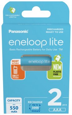 Panasonic eneloop lite Akku AAA-Micro 550mAh 2er-Pack