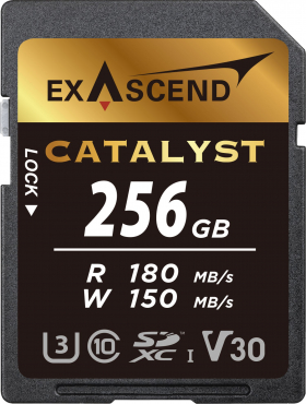 Exascend Catalyst 256GB 180MB/S V30 UHS I - 6065967 Exascend Catalyst 256GB 180MB/S V30 UHS I