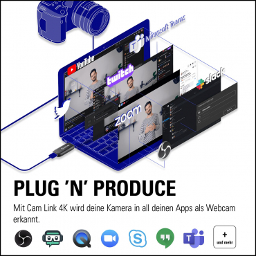 Elgato Connecteur Cam Link 4K HDMI pour caméra