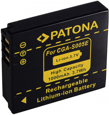 PATONA Akku Panasonic CGA-S005 1000mAh