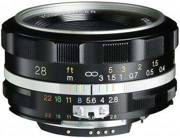 Voigtländer Color Skopar 28mm f2,8 SLII-S asphärisch schwarz/silber