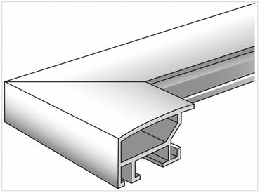 Walther AL030D Aluline Aluminiumrahmen 20x30 stahl