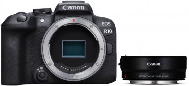 Canon EOS R10 Body + EF-EOS R Adapter