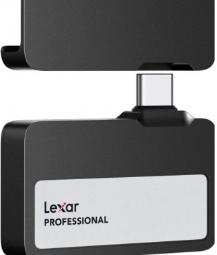 Lexar Go Portable SSD SL400 2TB Black incl. hub Black