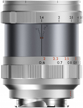 Thypoch Simera 75mm f1,4 Leica M-Mount silber